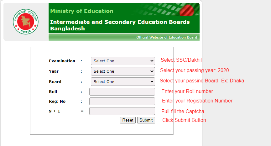 SSC Exam Result 2022