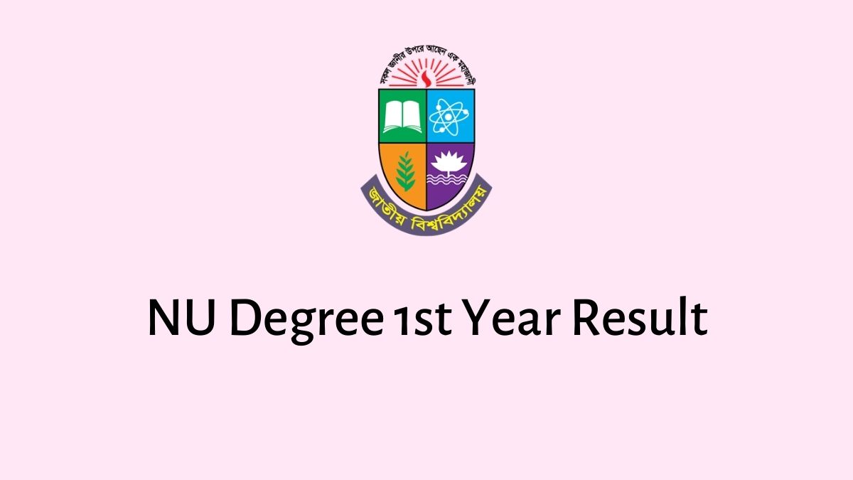 NU Degree 1st Year Result