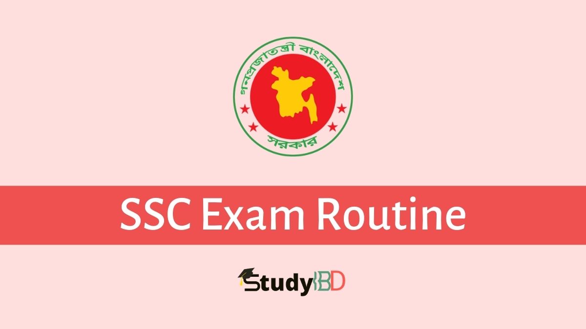 SSC Exam Routine 2022