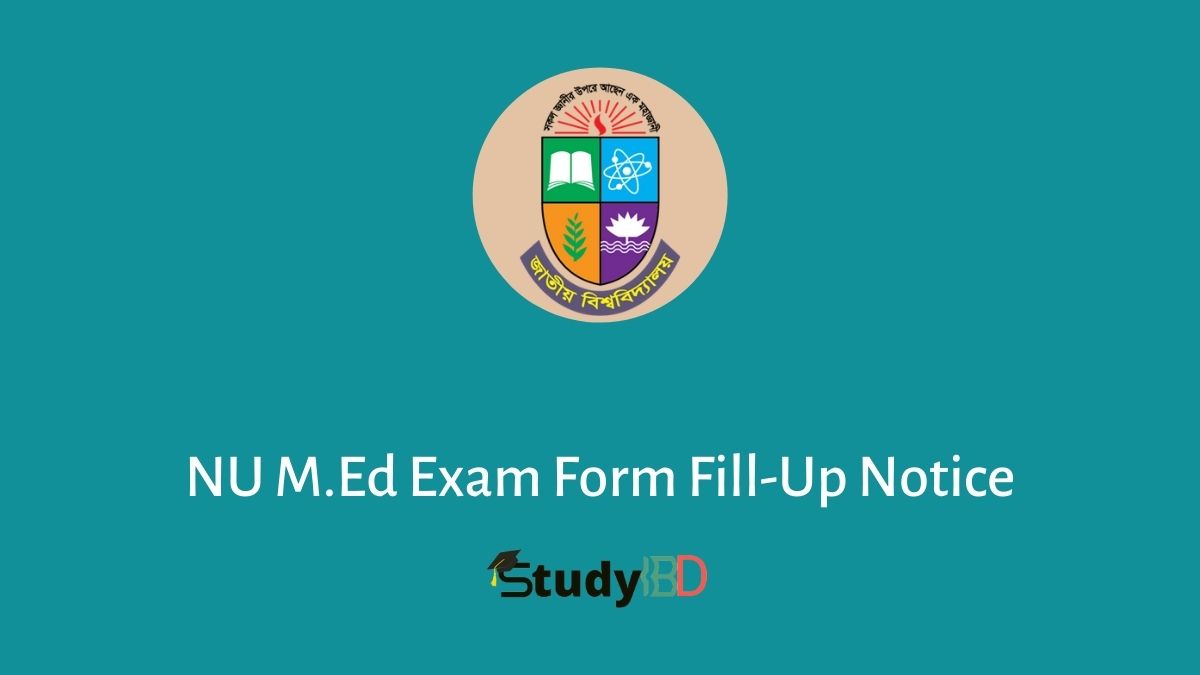 NU M.Ed Exam Form Fill-Up Notice