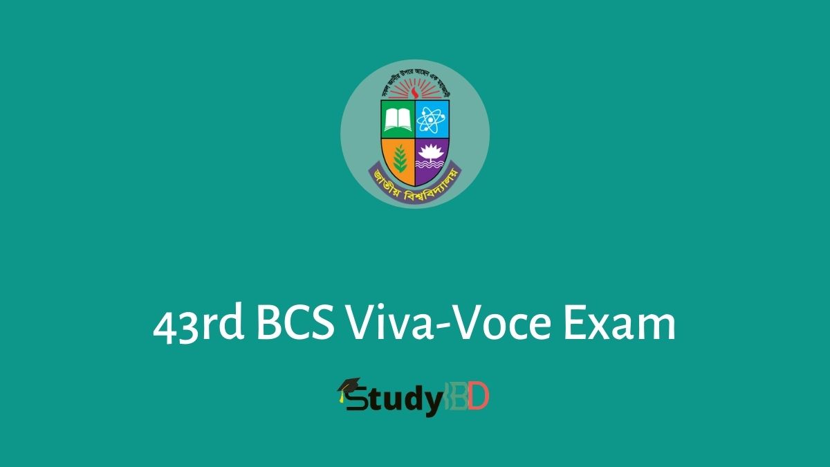 43rd BCS Viva-Voce Exam