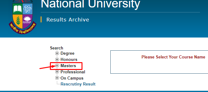 Masters 1st Year Result