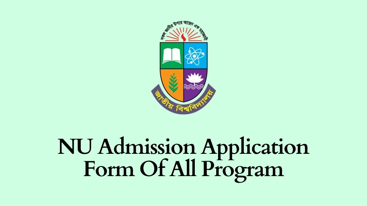 NU Admission Application Form Of All Program