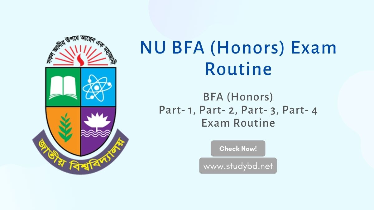 NU BFA (Honors) Exam Routine