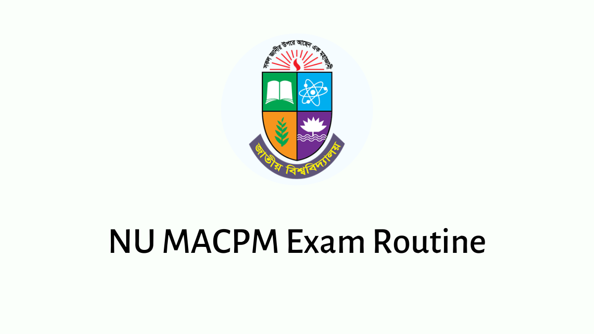 NU MACPM Exam Routine